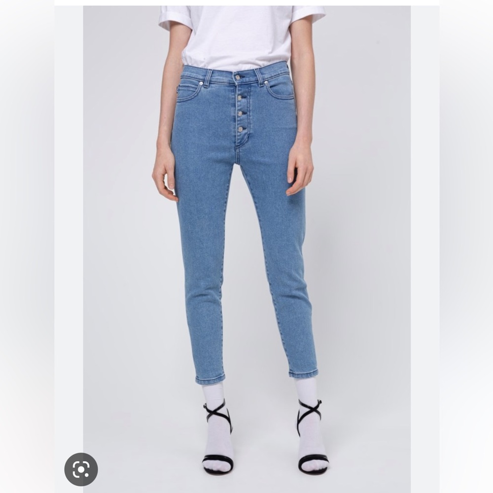 Hugo Boss lou skinny fit high rise cropped jeans size 26/32 like new!